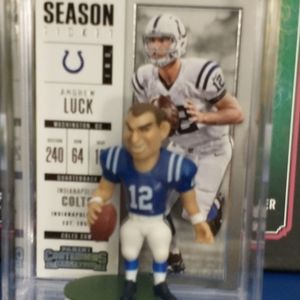 NFL small pros figure displayed in acrylic case